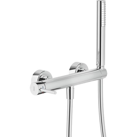 Außenbatterie mit Brausegarnitur Nobili ACQUERELLI Serie AQ93130/1CR  Verchromt - Messing
