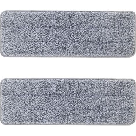 KIT SET 2 PZ MAURY'S RICAMBIO FLAT MOP LAVAPAVIMENTI MICROFIBRA (1/5)