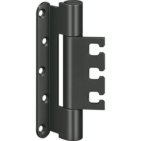 Simonswerk VX7939 Objektband (Türband) H 120mm für gefälzte Türen, Stahl schwarz (1/5)