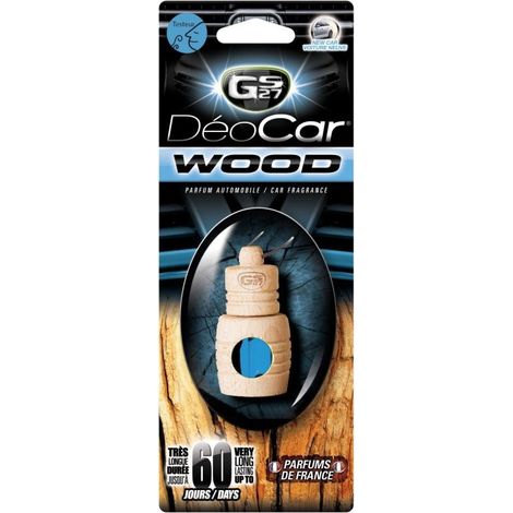 Désodorisant voiture DEOCAR Wood, new car - GS27