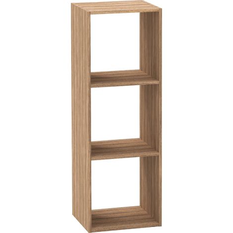 Scaffale SpaceQub a 3 ripiani 34,5x32x100,5 cm 7house