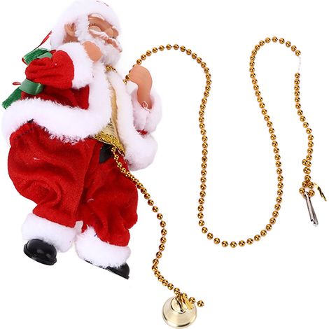 Weihnachtsmann klettert den Perlenvorhang hinauf – Weihnachtsbaumanhänger – Weihnachtsdekoration (1/5)