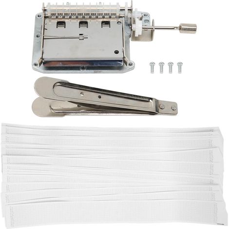 Boîte à Musique DIY - Mouvement à Manivelle 30 Notes - Kit avec Bandes Vides et Perforatrice - Pour Création Personnalisée - 1 Pièce (1/5)