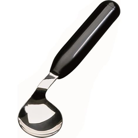 Cucchiaio angolato Etac Light Cutlery - cucchiaio curvo con manico spesso (versione per mancini)