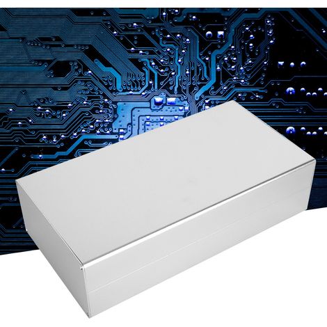 Boîtier de circuit imprimé en aluminium avec dissipateur thermique argenté sablé, compatible GPRS (1/5)