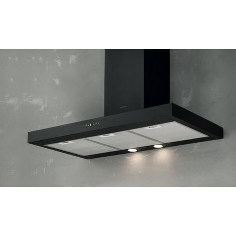 Silverline 3170.6.733.04 Cappa a parete 60 cm 562 m³-h Classe C 67 dB 3 Velocita' Pulsanti colore Nero (1/2)