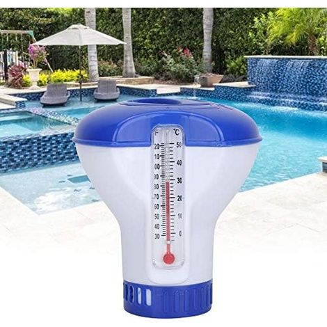 Distributeur Flottant de Chlore de 12,7 cm ,Distributeur de Comprimés de Chlore , Flotteur Chimique Réglable pour Piscine Intérieure et Extérieure,OUYLAF