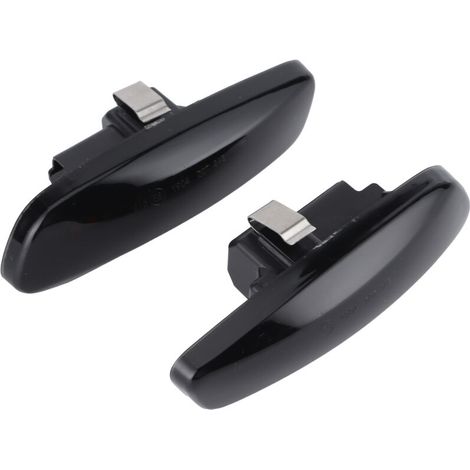 Feux de position latéraux LED fumés avec clignotants intégrés – Lot de 2, compatibles Peugeot 207/308/408/3008/5008