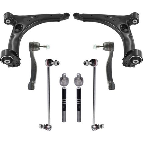KIT BRACCIO OSCILLANTE 8 PEZZI COMPATIBILE CON VW CRAFTER Furgone (SY, SX) 2.0 TDI FWD / Kit Sospensione Completo OE/OEM / Bracci Oscillanti + Testine Sterzo / Sostituzione Diretta OEM
