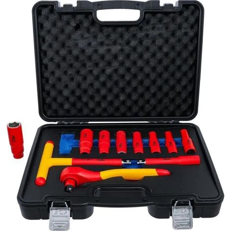 Serie di bussole per elettricisti  12,5 mm (1/2")  10 - 24 mm  11 pz.