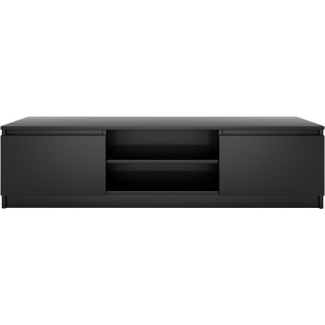 TÍVOLI - Mueble de televisión de estilo moderno - 140x40x36cm - 2 compartimientos + 2 puertas - almacenamiento de equipos de televisión/audio (1/5)