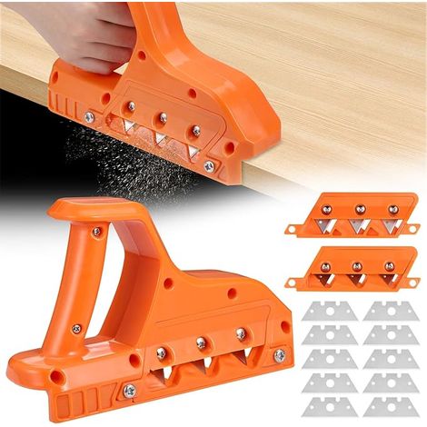 Pialla Fentar Placo con lame a 45° e 60°, taglierina per cartongesso per impieghi gravosi, attrezzo manuale multifunzione per l'installazione di cartongesso con 10 lame di ricambio. (1/5)