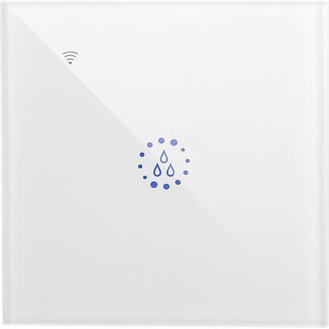 Interrupteur à commande vocale et tactile pour chauffe-eau avec application WiFi eWeLink, compatible UE 95-250V (blanc)