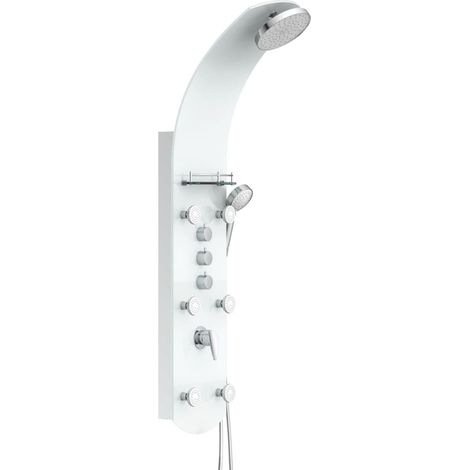 Panneau de douche avec mitigeur KARIBIK blanc EISL (1/5)