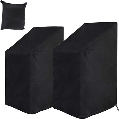 Funda impermeable para silla de 75x75x120 cm, poliéster 210D con correas - Resistente a los rayos UV y costuras selladas para patio. (1/4)