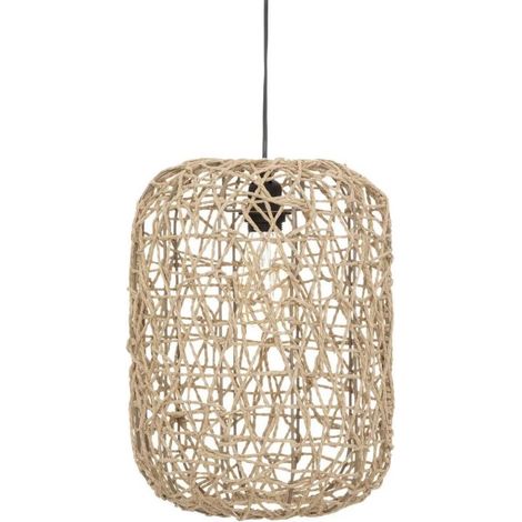 Lampe Suspension Design "Raahe" 38cm Beige (1/4)