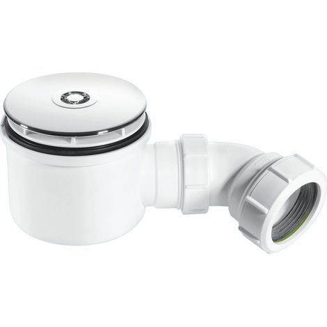 McAlpine ST90CB10-HP 90mm x 50mm Water Seal Shower Trap with 2" Universal Outlet (1/3)