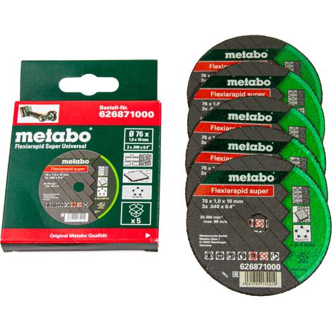 METABO 5 Flexiarapid Super 76x1,0x10,0 mm Universal (626871000) (1/4)
