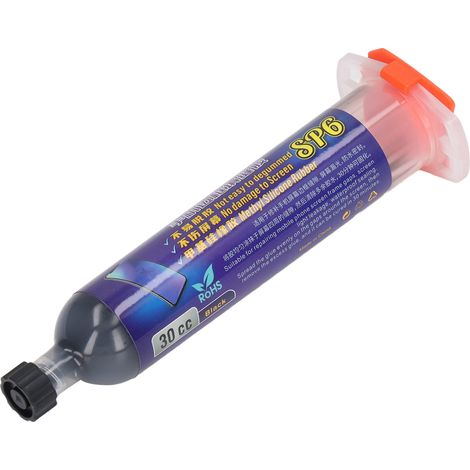 Handy-Displayreparaturkleber, hochfester Klebstoff für gebogene Displays, SP6-Reparaturmasse, 30 Minuten Aushärtezeit, milchig-weiß, 30 ml (1/5)