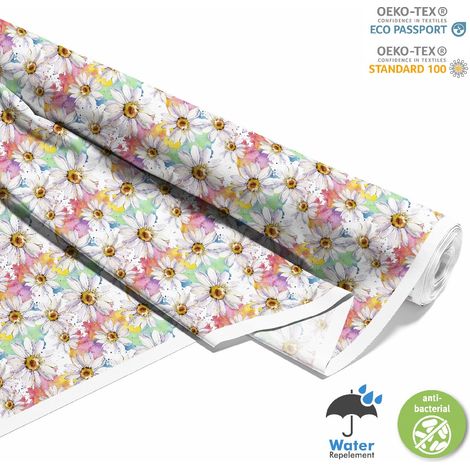 TESSUTI DECORATIVI PER ESTERNI OXFORD - Motivo margherite dipinte I DX261 (1/5)