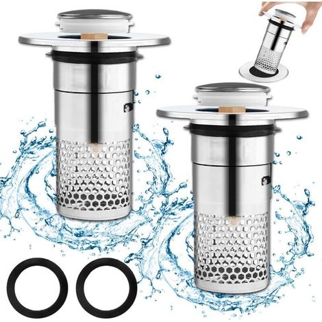 pcs Bathroom Sink Plug Universal Bathtub Plug Pop Up Sink Plug Kitchen Sink Plug for Sink, Bathtub, Kitchen, Bathroom. (1/5)