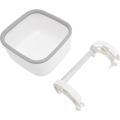 Support pour toilettes d'oiseaux avec seau, structure robuste en alliage d'aluminium, perchoir portable de table pour l'apprentissage de la propreté des oiseaux (1/5)