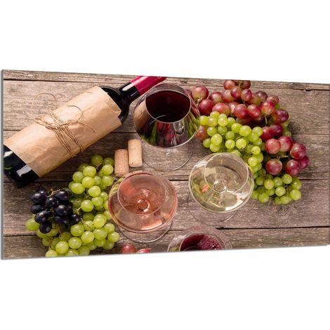 protège-plaque de cuisson en verre 90x52 Vin (1/5)