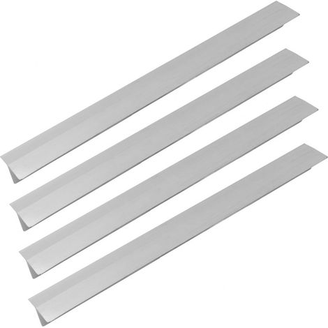 Copri-spazio per piano cottura in acciaio inox, 4 pezzi, copri-spazio, protezione per piano cottura, regolabile da 35 a 70 cm. (1/5)