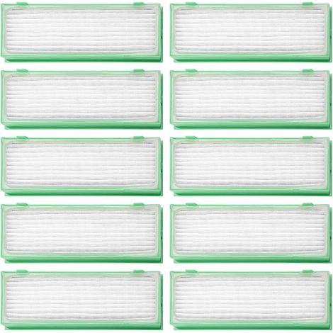 10 PièCes Filtres à PoussièRe de Remplacement Filtres Hepa pour Accessoires D'Aspirateur Kobold VR200 (1/5)