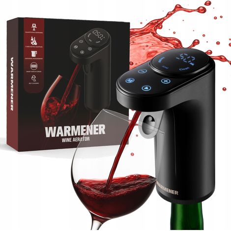 Distributore erogatore per vino, alcolici, vodka, whisky, aeratore (1/5)