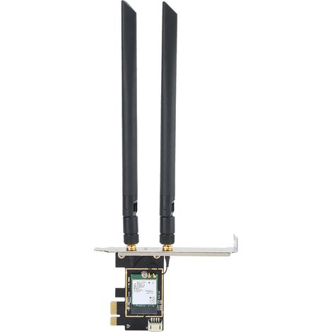Carte réseau AX200 sans fil double bande 2974 Mbps PCI-E avec antenne Wi-Fi à gain élevé de 8 dBi (1/5)