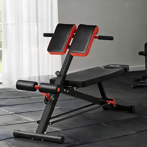 Vélo d'appartement schwarz Rot en stahl PVC EVA 64 x 146 x 85 cm (1/5)