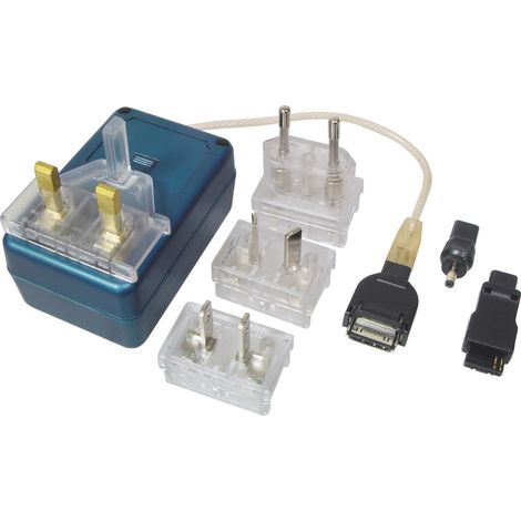 Transmedia Travel Source 500 mA telefoni cellulari getaktet spine da GB/US/AU/EU 100 - 240 V/5 V ntt5l (1/3)