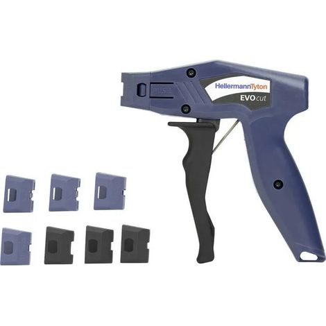 Herramienta HellermannTyton evo cut-pl-bu corte seguro ergonómico