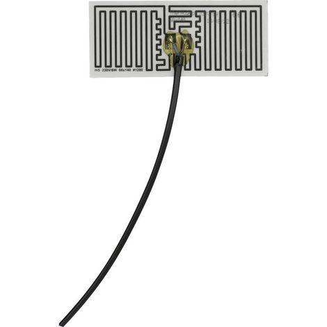 THERMO TECH POLYESTER FEUILLE CHAUFFANTE 230 V 8 W (L X L) 140 MM X 60 MM 2145593