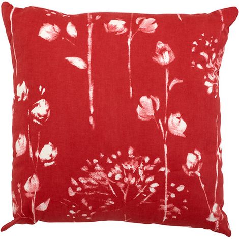 Scatter cushion 18x18 Renaissance Outdoor Garden Furniture Cushion (Pack of 4) - L46 x W46 cm - Rouge