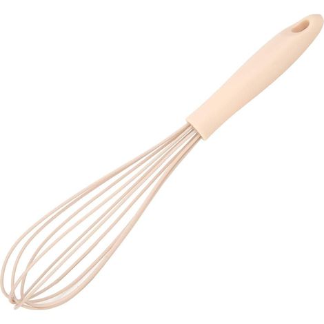Mélangeur manuel en silicone résistant à la chaleur, petit fouet pour cuisine, idéal pour mélanger sauces et préparations (1/5)