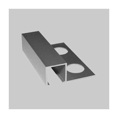 PROFILO 'JOLLY' PER RIVESTIMENTI QUADRO INOX H 8 mm - Lucido