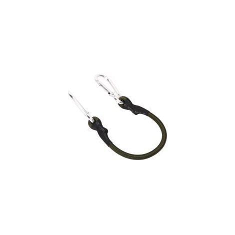 Corde élastique haute résistance avec mousqueton, idéale pour les barres de toit, les tentes, le matériel de camping et le transport de vélos. Taille XL.