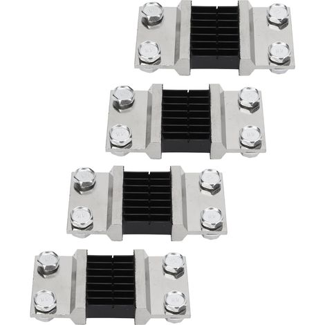 4pcs Shunt résistif DC 75mV FL-2 750A en alliage cuivre-manganèse pour ampèremètre (1/5)