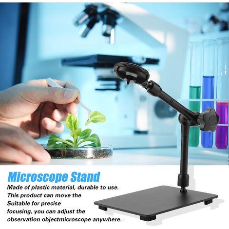 Microscope USB en métal Z004, support universel portable et réglable, diamètre intérieur 2 cm (1/5)