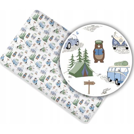Drap en coton pour un berceau de 140x70 (1/5)