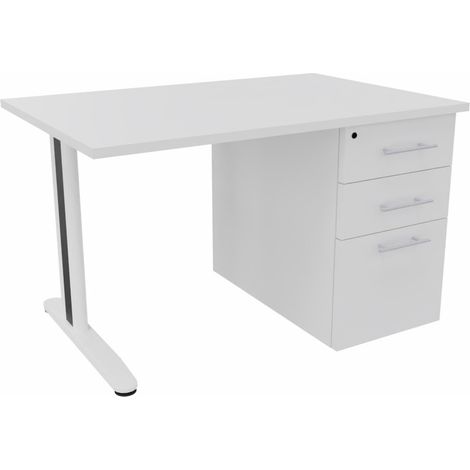 Bureau droit individuel sur caisson Ophrys (1/5)