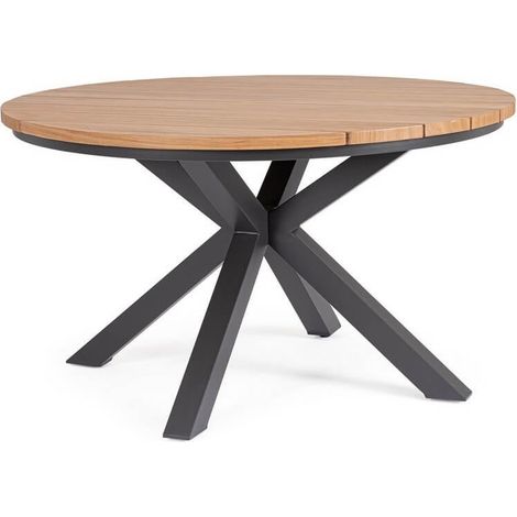 Tavolo Bolzano Zefiro Ø130 alluminio antracite (1/3)