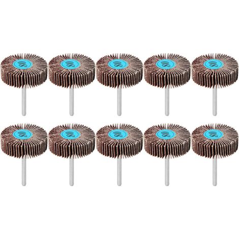 Generic Roue de Ponçage, Ponceuse de Roue 10pcs Ponçage du Rabat de Roule de Rabat à à Disque de à (1/5)