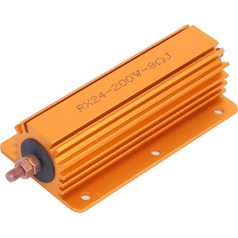 Résistance haute puissance RX24 200 W 8 Ω, boîtier en aluminium, fournitures électriques industrielles professionnelles (1/5)