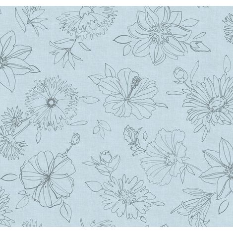 d-c-table® Tischdecke Manhattan Palmas 150 cm rund, grau Tischdecke