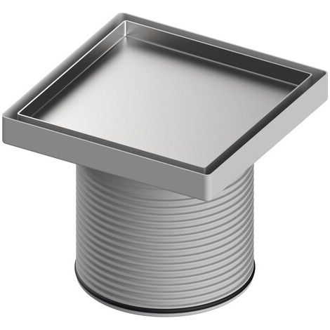 TECEdrainpoint S cadre de grille, acier inoxydable, 142x142mm, (1/4)