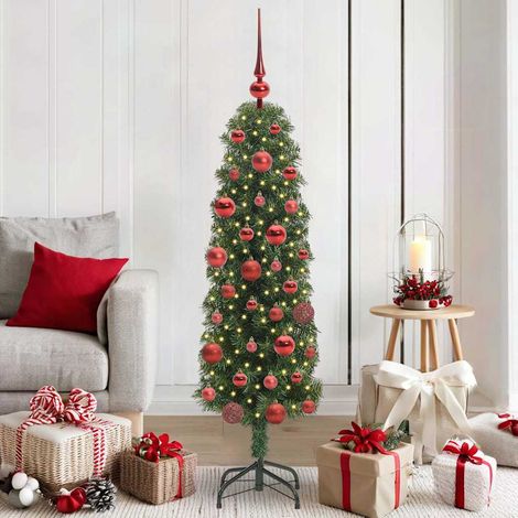 Künstlicher Weihnachtsbaum mit 150 LEDs mit Ständer Grün 150 cm (1/5)