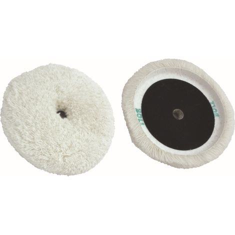 Disque de polissage en laine naturelle avec Velcro, diamètre 210 mm